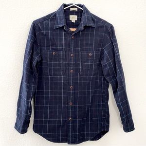 J. Crew Men’s Flannel with Hemmed Sleeves